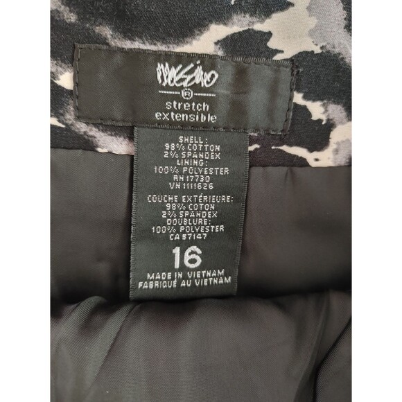 Leopard Print Black and White Skirt - Picture 10 of 10